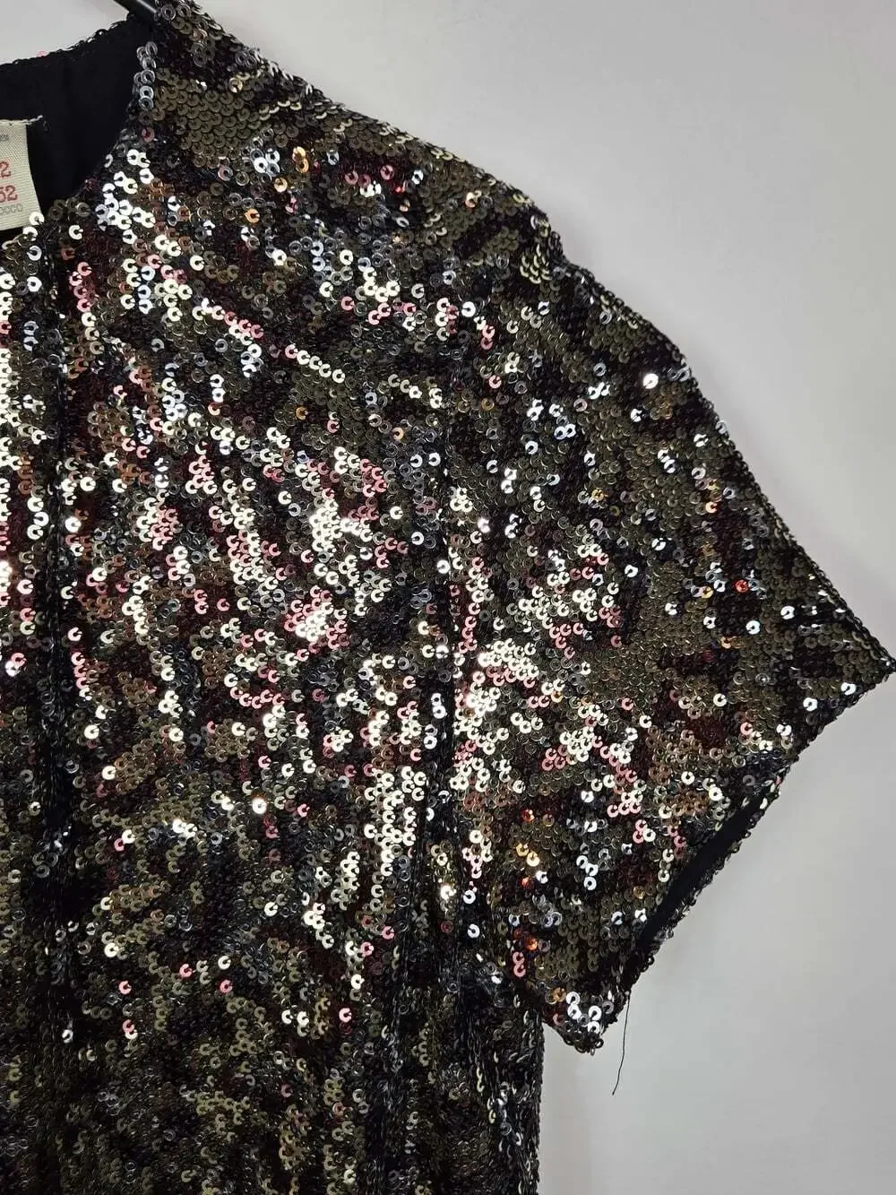 Zara Kids Girls Gold Sequin Party Dress 11/12 Holiday Christmas New Year Sparkle